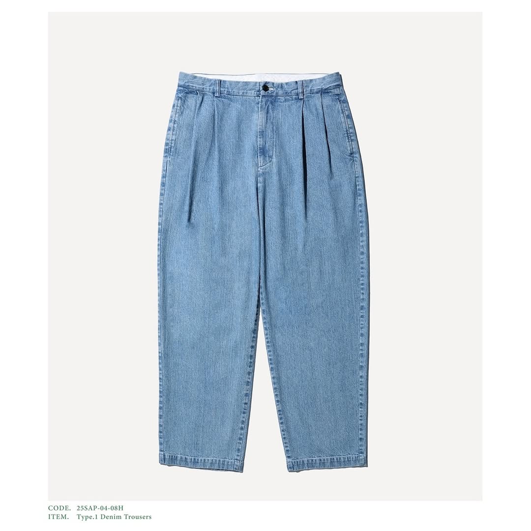 A.PRESSE 25SS Type.1 Denim Trousers